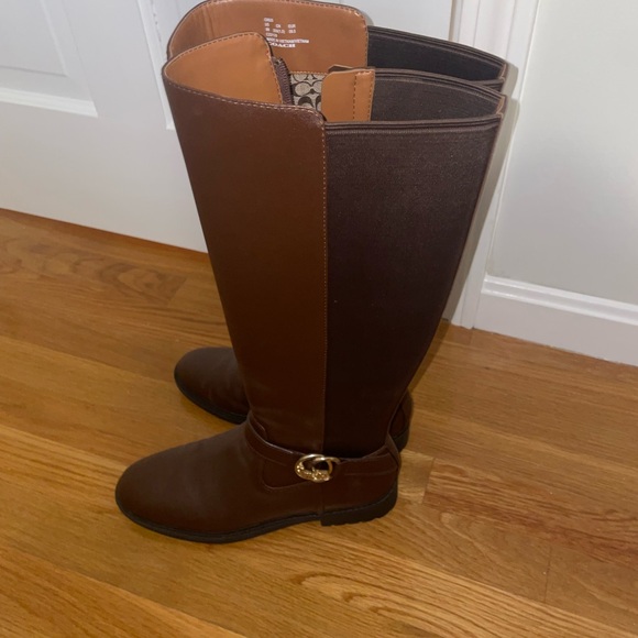 Coach Shoes - Brown Coach Riding Boots
